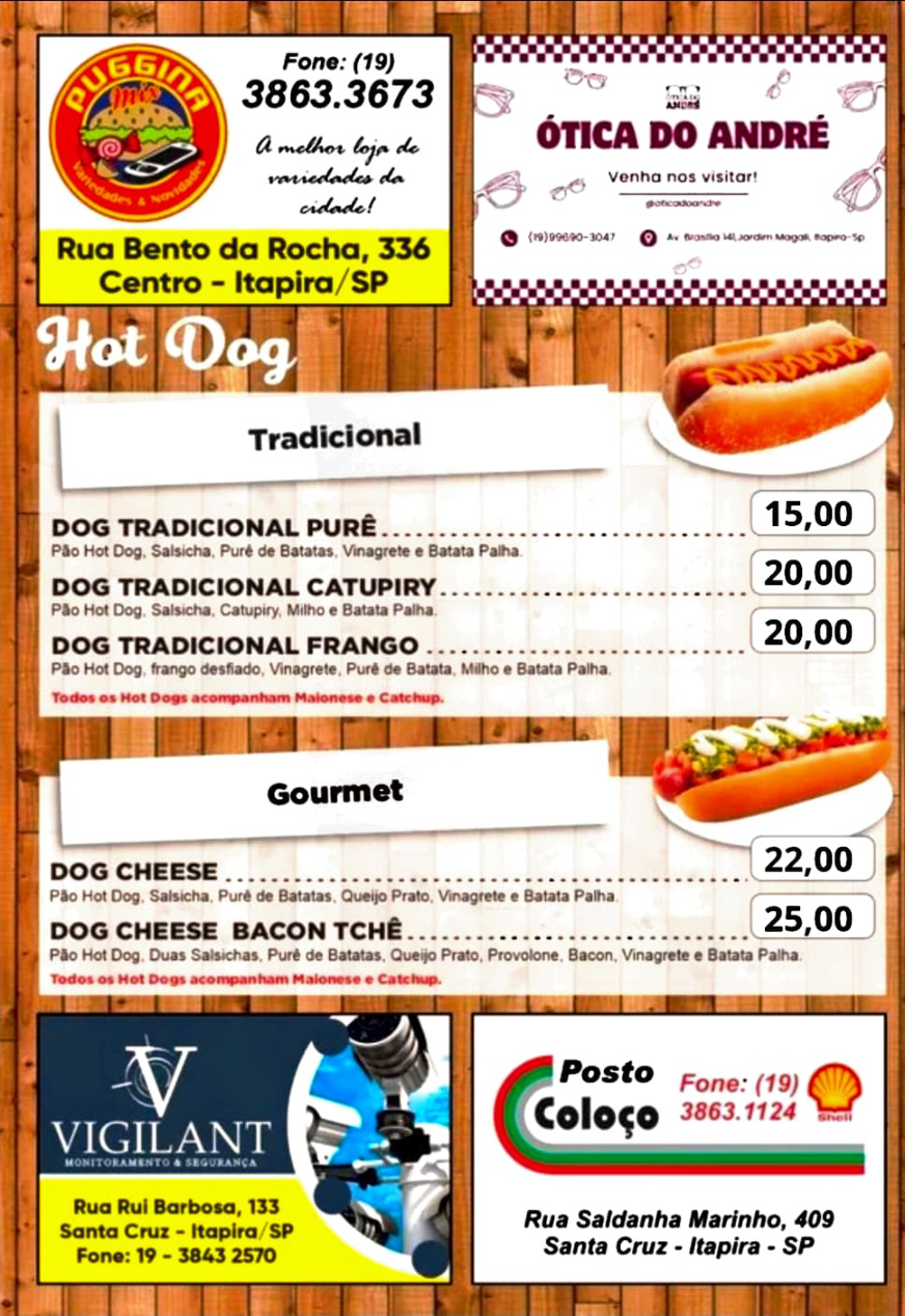 Cardápio Gaúcha Burger página 8
